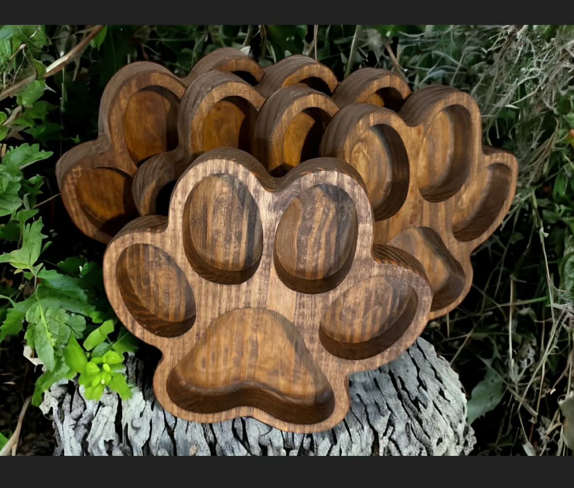 Large Dog Paw Bowl