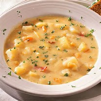 Cheesy Bacon Soup for 2